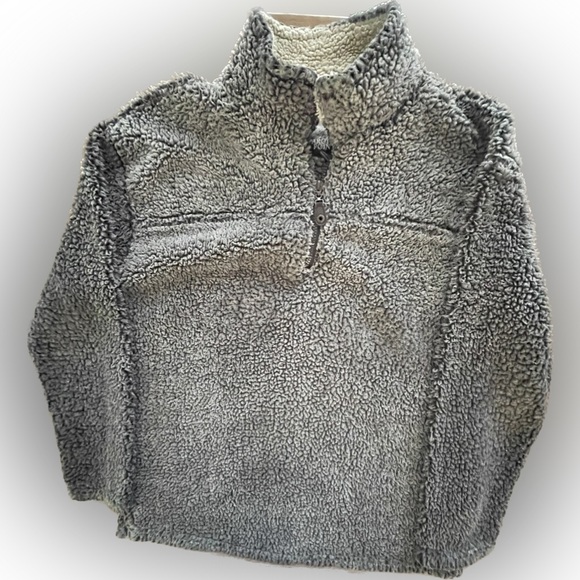 Arctic Point Other - Men’s Vintage  Arctic Point Sherpa  Jacket Frosted Gray 1/4 Zip